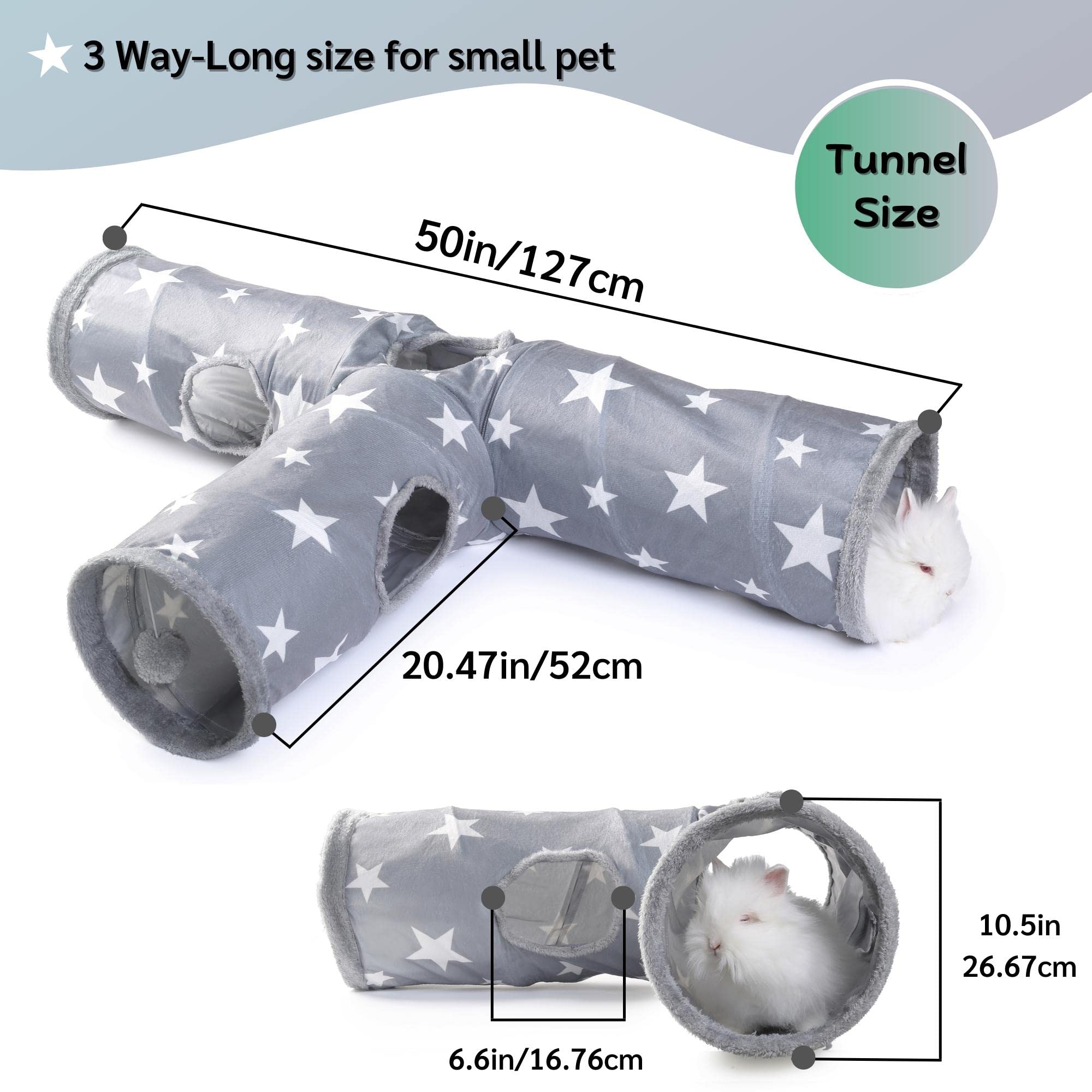 JanYoo Bunny Tunnel star-small-opening captures cozy hideouts during playtime