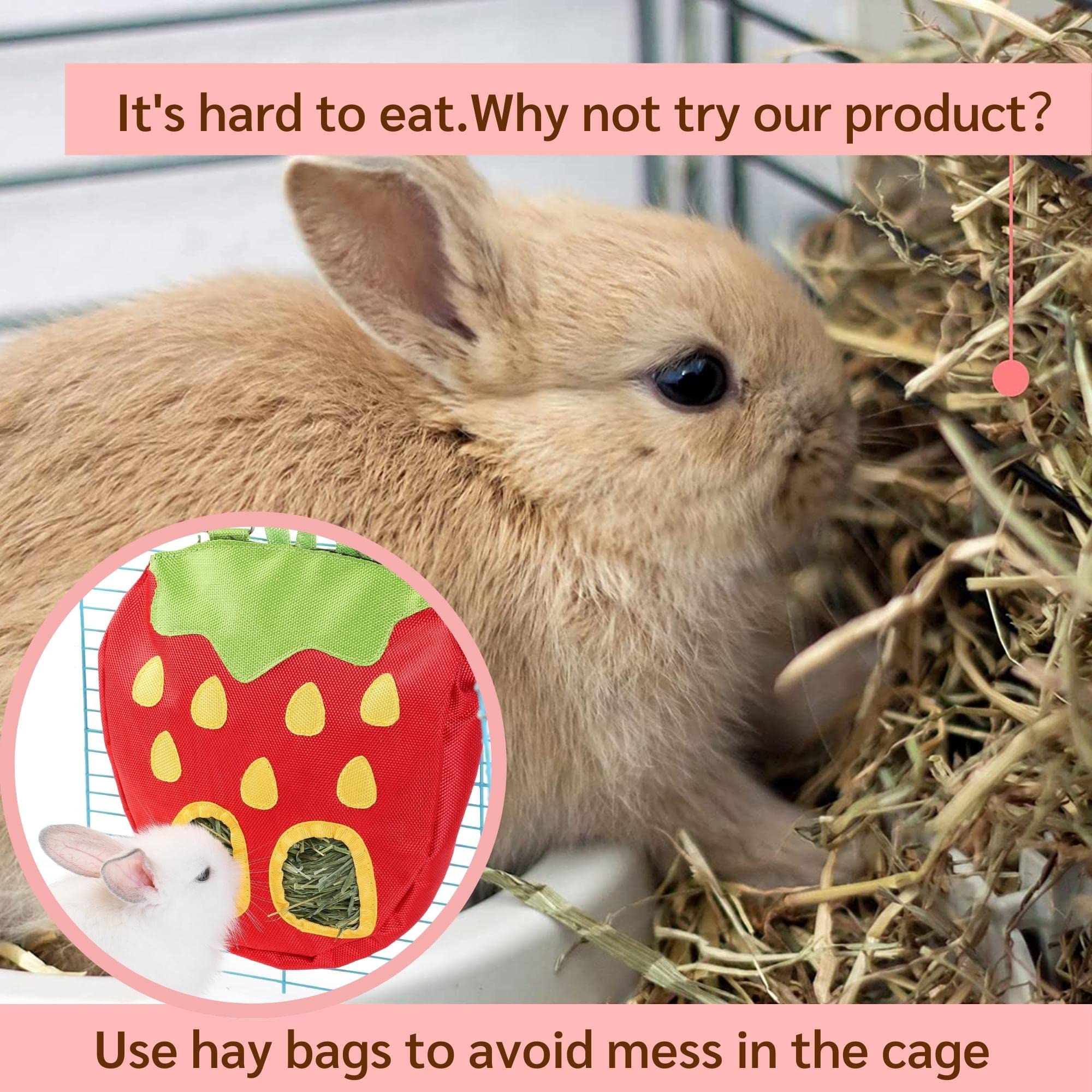 JanYoo easy-clip hooks attach securely to cages for quick setup.