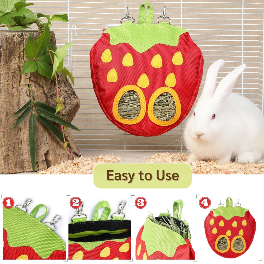 JanYoo rabbit-friendly hole size prevents accidental entry while feeding.
