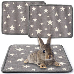 JanYoo rabbit scratcher mat dual-pack promotes natural claw care for small pets