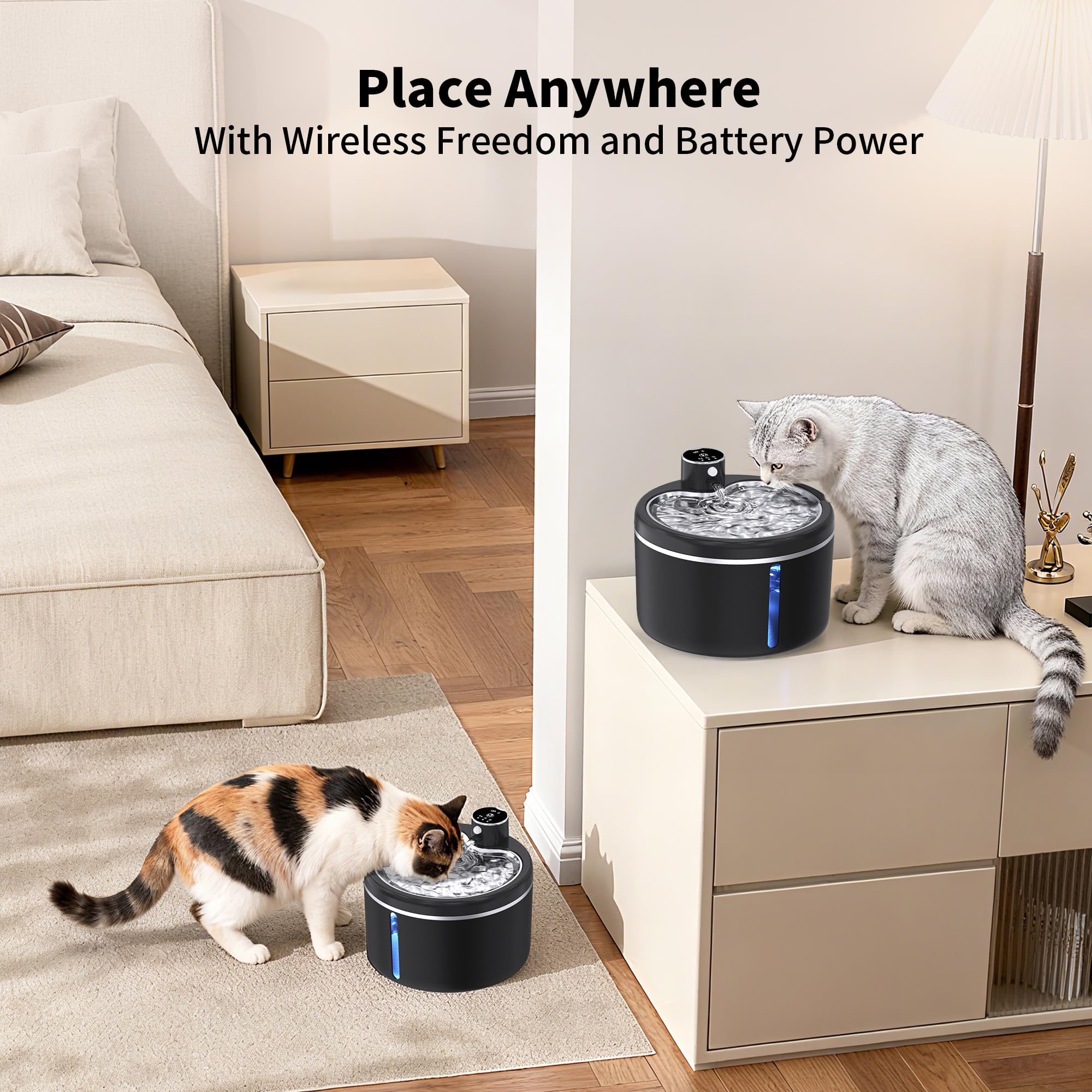 Jaojcoe 4-stage filtration keeps water clean and fresh