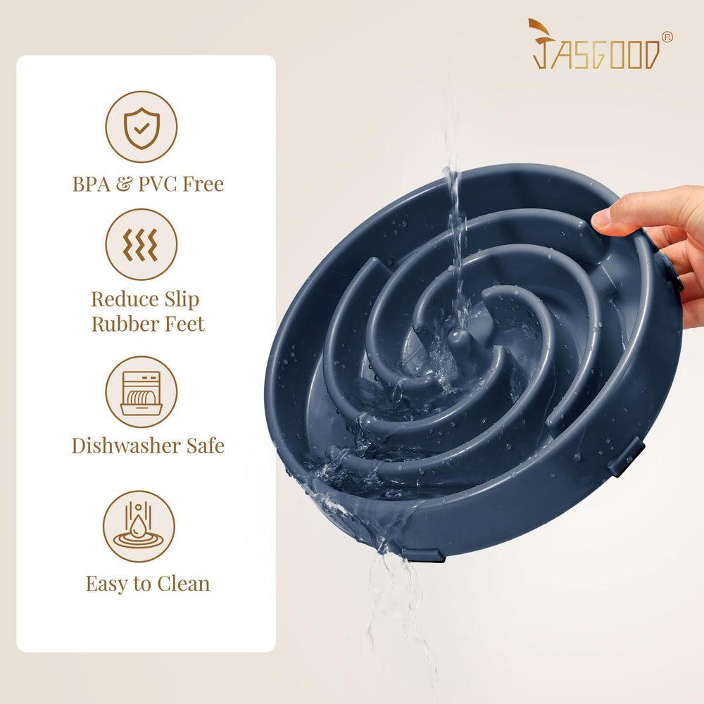 JASGOOD bowl is top-rack dishwasher safe for easy cleaning.