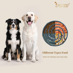 JASGOOD package includes six non-slip mats to stabilize during meals.