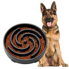 JASGOOD tazón alimentación lenta para perros grandes promueve comer despacio.