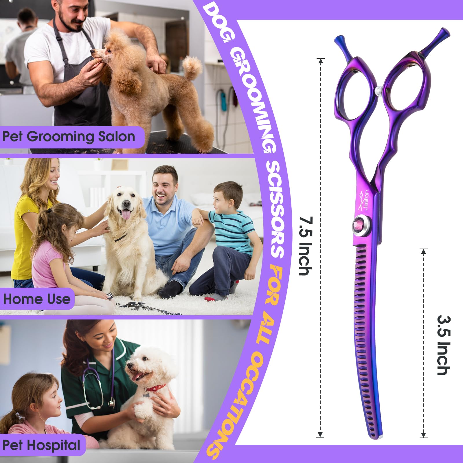 Jason 35-teeth thinning action achieves balanced trimming and controlled blend.