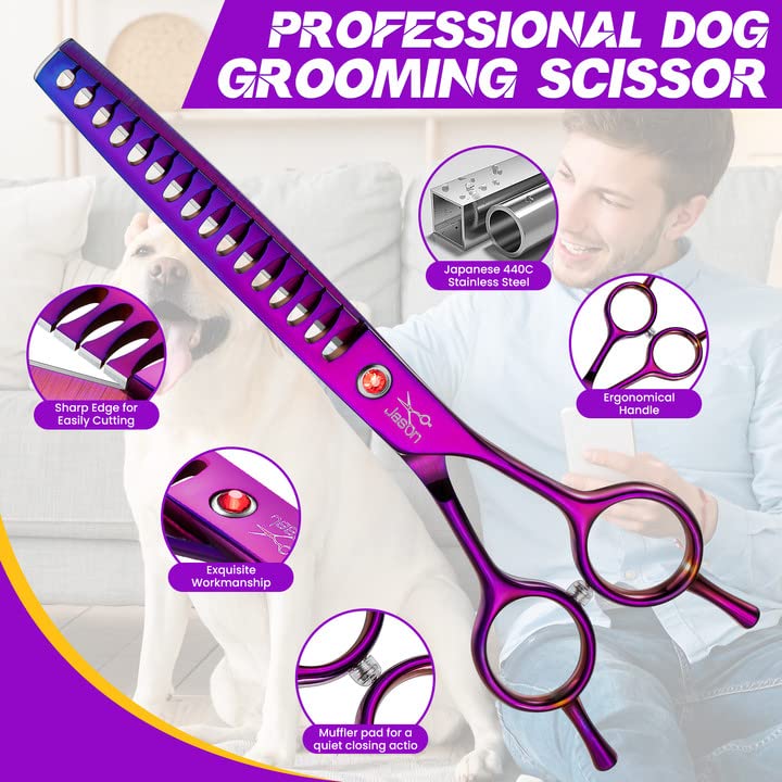 JASON 7.5-inch scissor anti-rust coating keeps tools looking new.