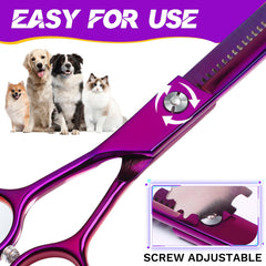 JASON thinning scissors in action delivering 20-25% hair reduction.