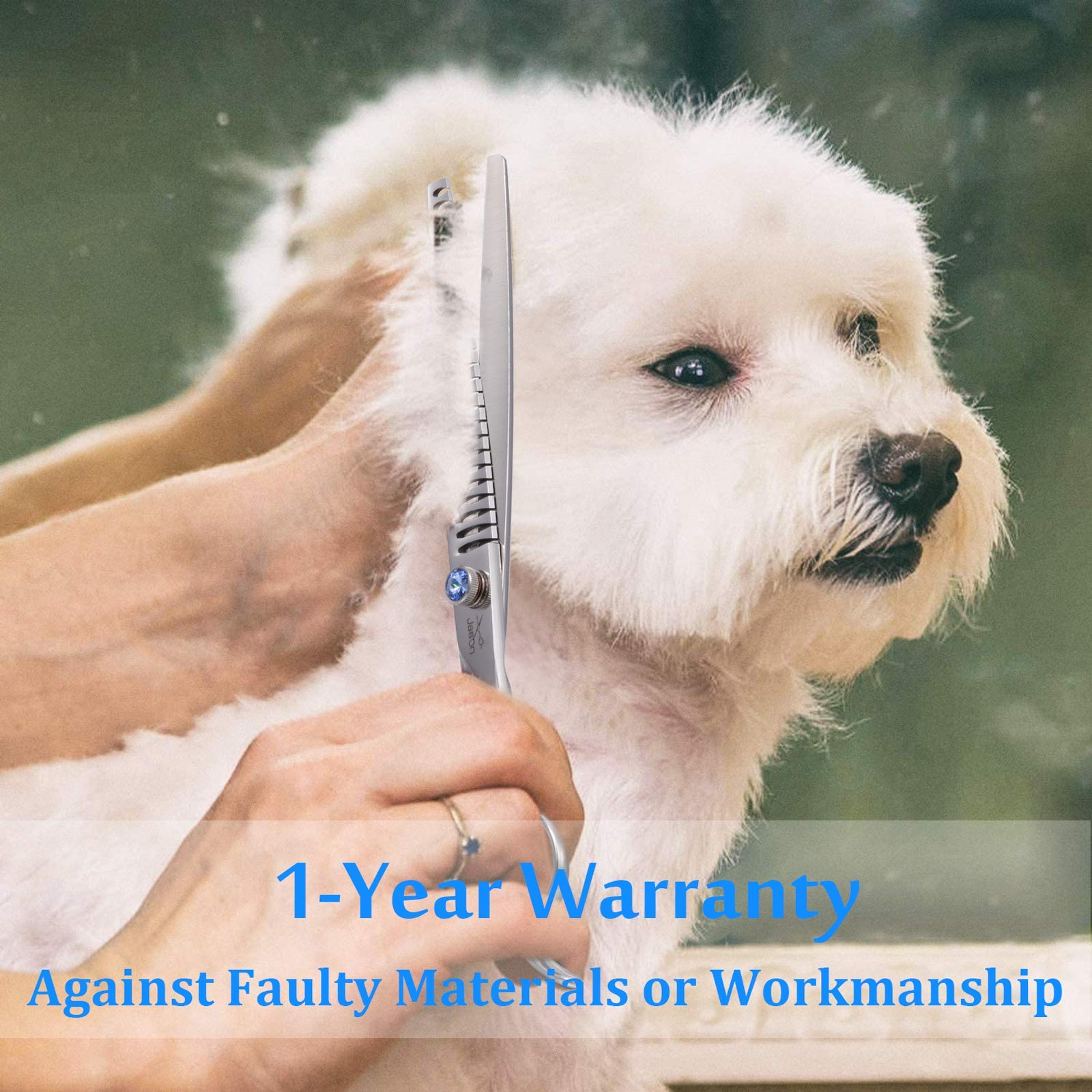 JASON hand-forged professional dog grooming shears convey quality and value.