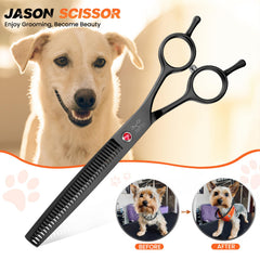 JASON Japanese 440C blades close-up emphasize sharp, smooth trims.