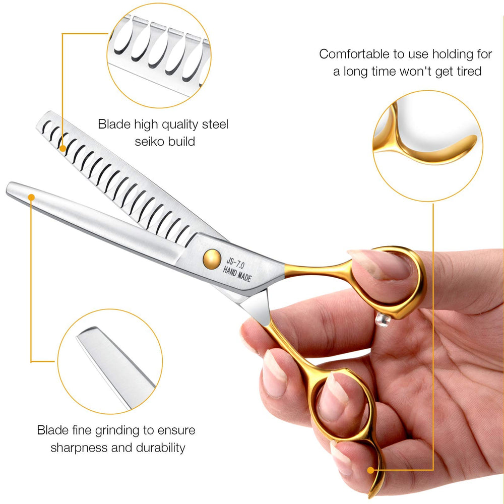JASON lightweight grooming shears enable easy handling for beginners