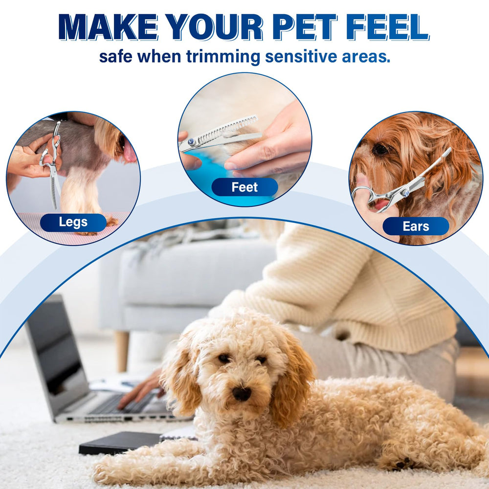 JASON curved chunker muffler promotes calmer grooming with quieter sessions.