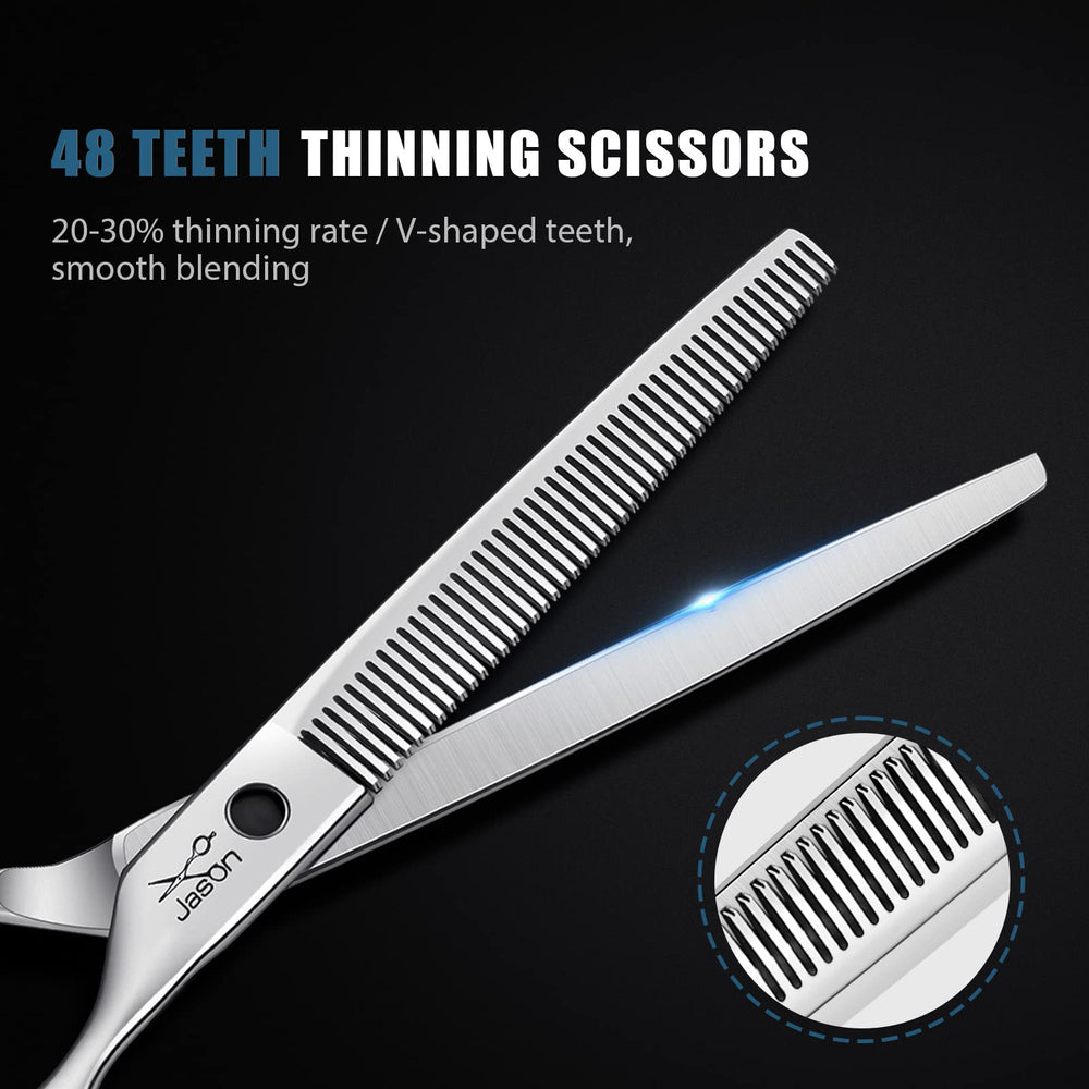 JASON offset-handle ergonomic design reduces wrist fatigue during grooming
