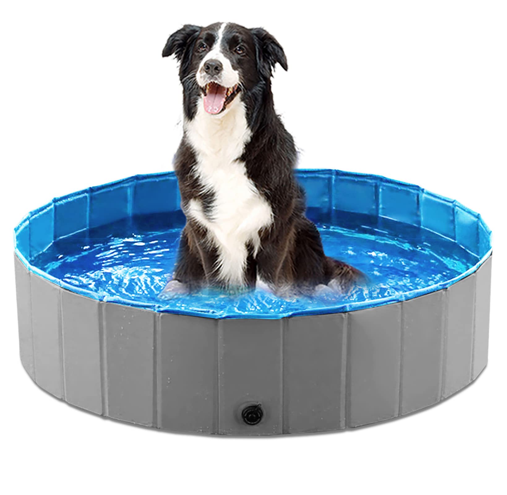 Jasonwell foldable dog pool compact storage for travel and quick setup.
