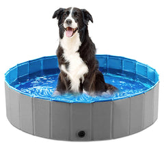 Jasonwell foldable dog pool compact storage for travel and quick setup.
