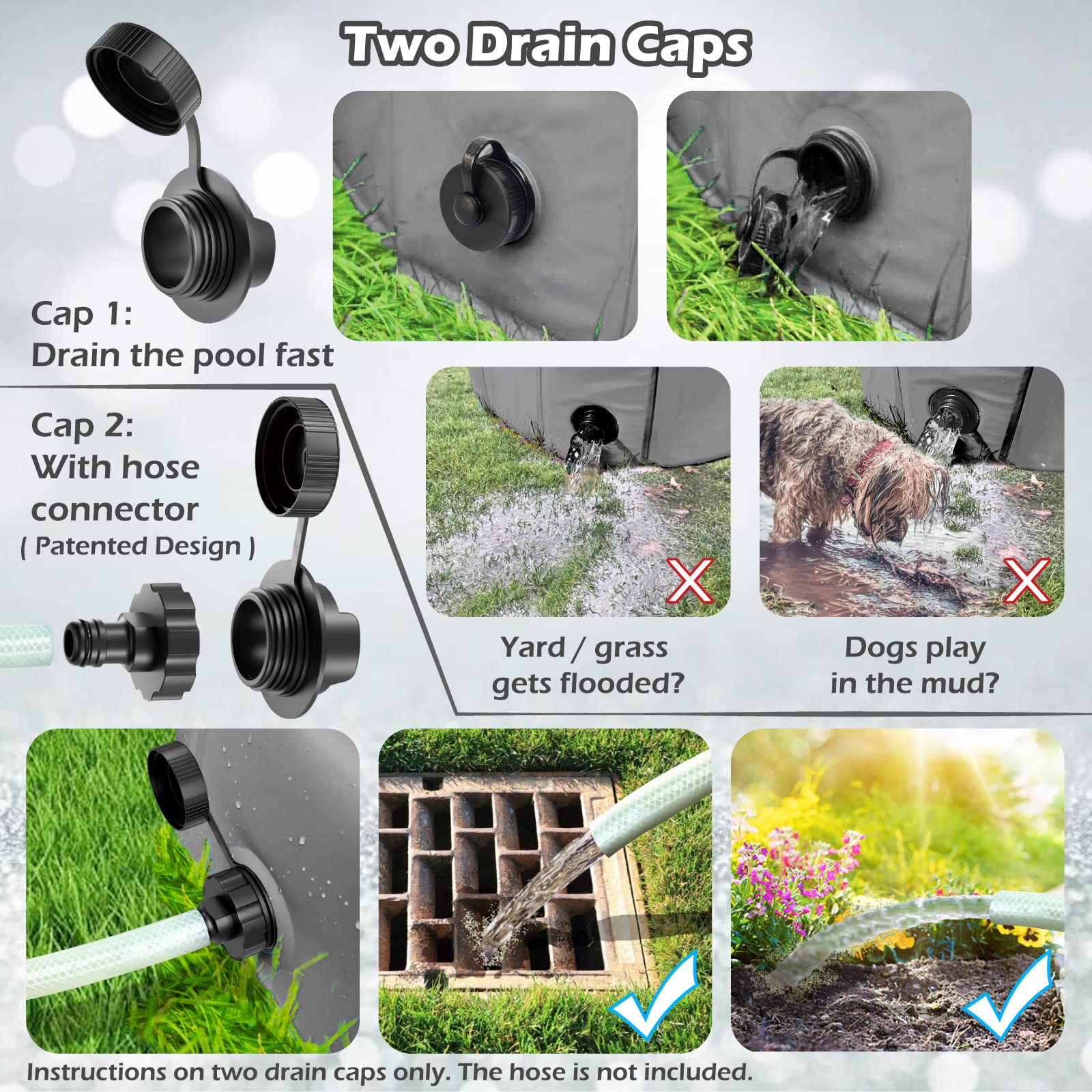 Jasonwell foldable dog pool open setup—quick, inflation-free assembly.