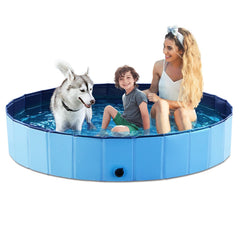 Jasonwell foldable dog pool setup demonstrates quick storage and portability.