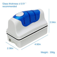 Jasonwell XL no-scratch pad protects glass while cleaning algae.