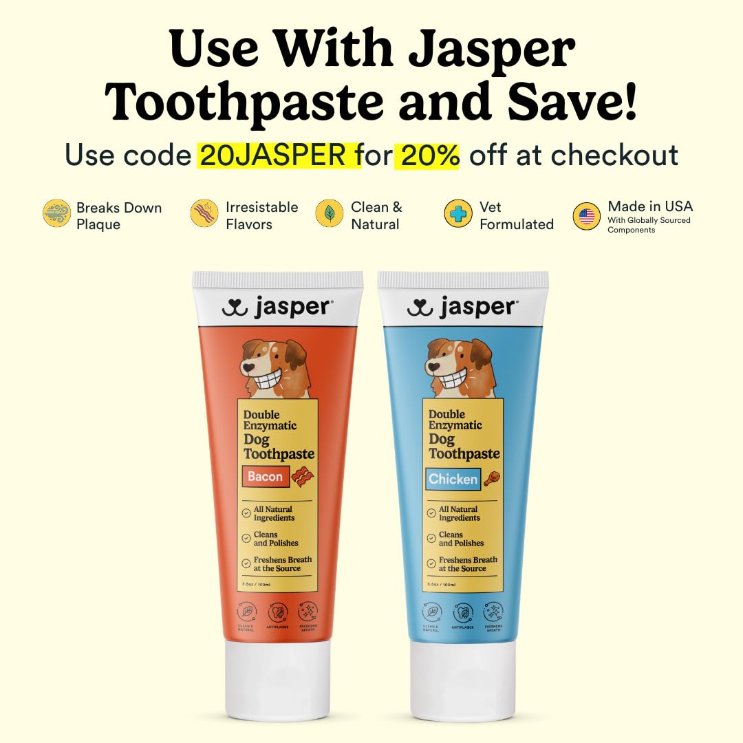 Jasper 360 bristle coverage close-up demonstrates all-surface cleaning capability