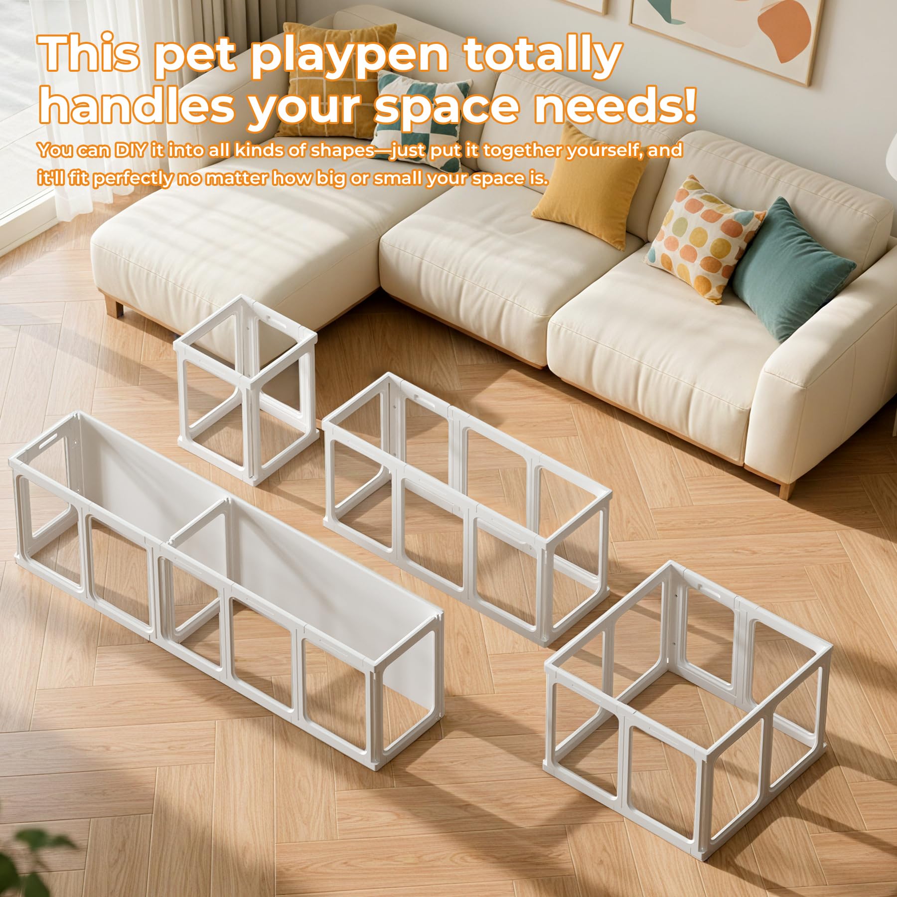 Jatindear playpen door anti-escape closeup shows secure locking for calm, contained play.