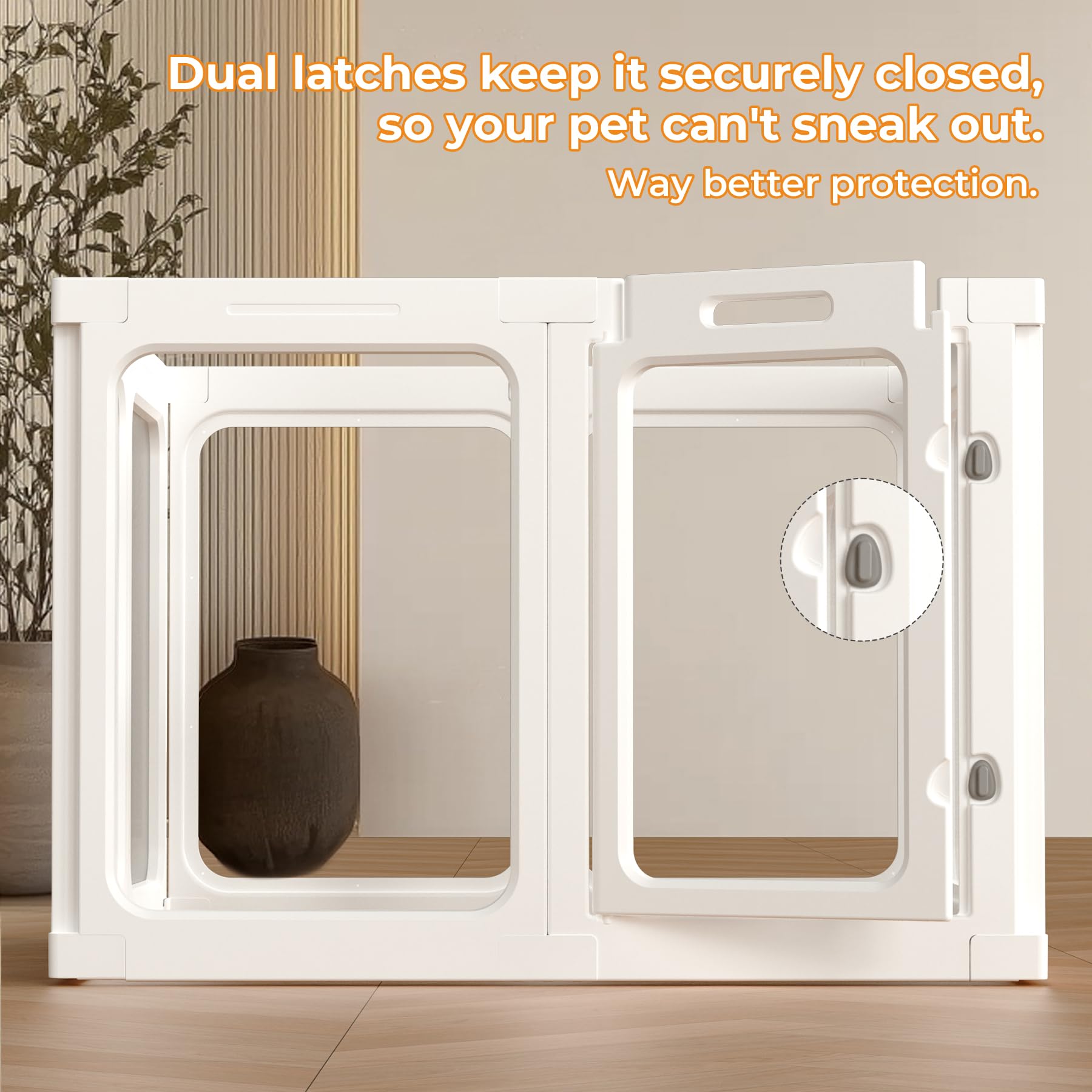 Jatindear puppy pen indoor multi-use supports play, training, or quiet time.