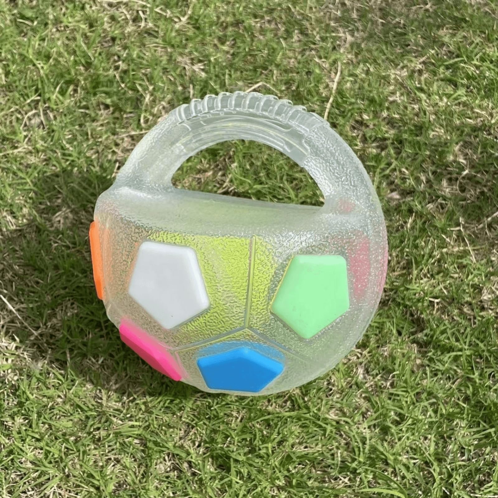 Jatmira ball-toy-size-7inch shows seven-inch dimensions for medium to large breeds.