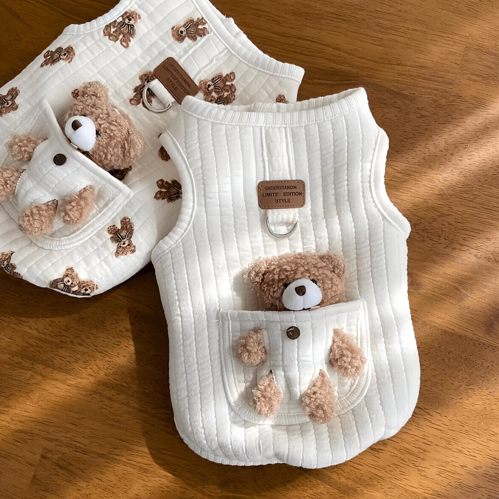 Jatmira plush bear-pattern gift-ready packaging suggests a thoughtful present