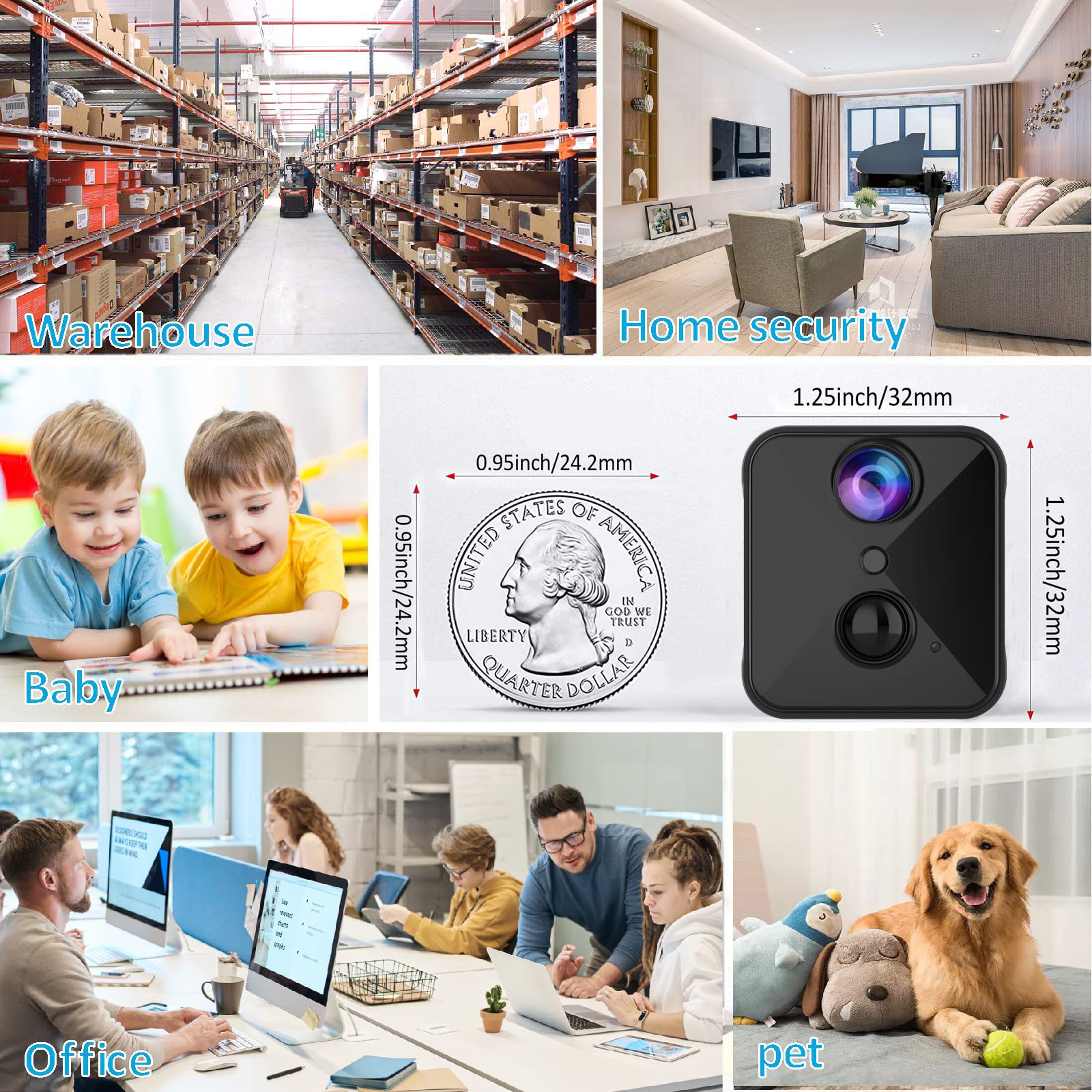 Javiscam 2025 mini camera long battery enables extended monitoring sessions