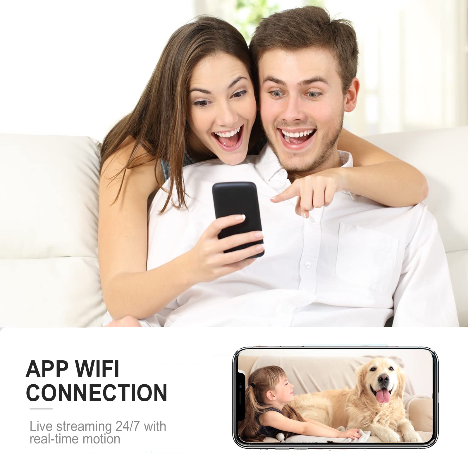 Javiscam 2025 mini camera motion alerts notify you of activity instantly
