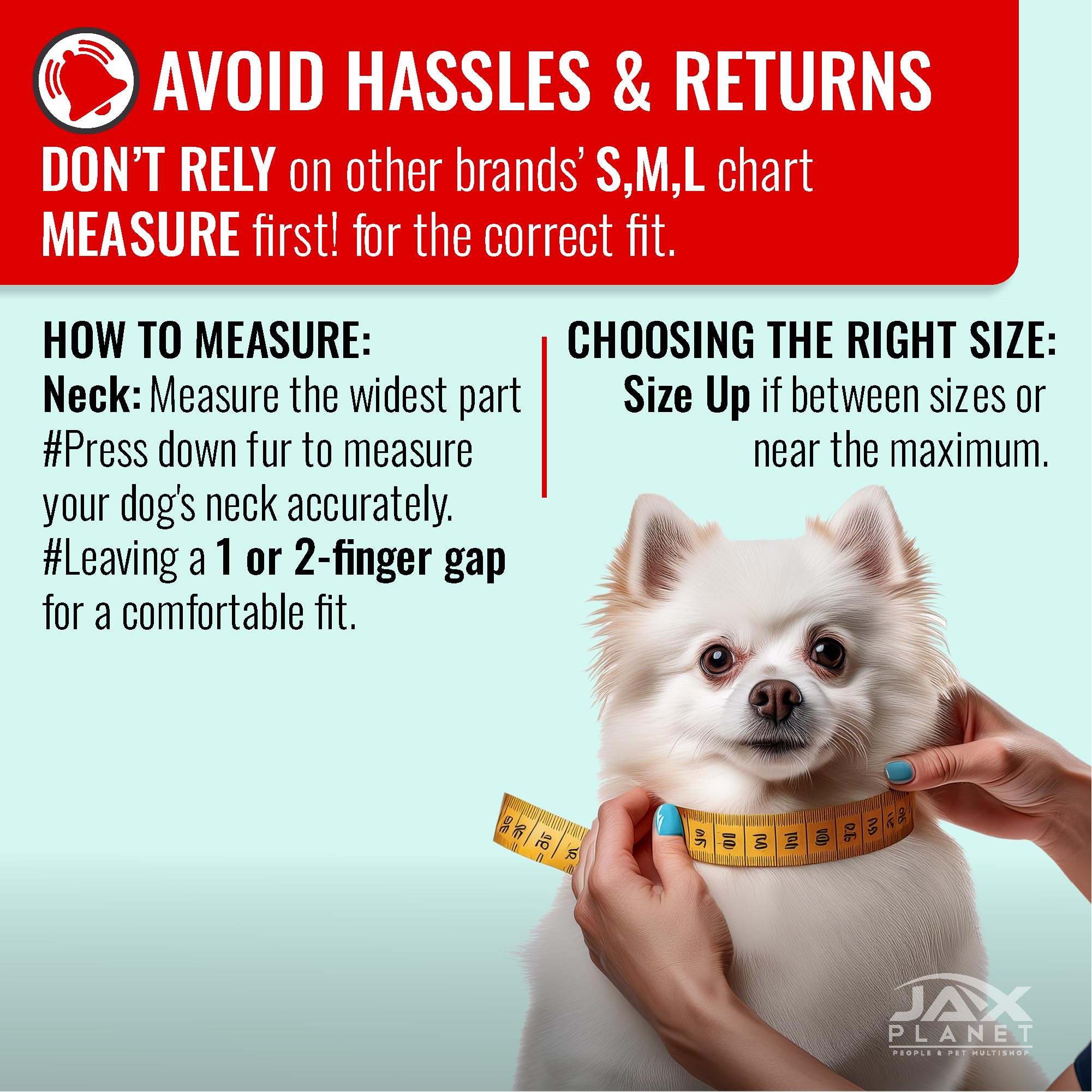 JAX PLANET soft padded collar green close-up conveys skin-friendly comfort.