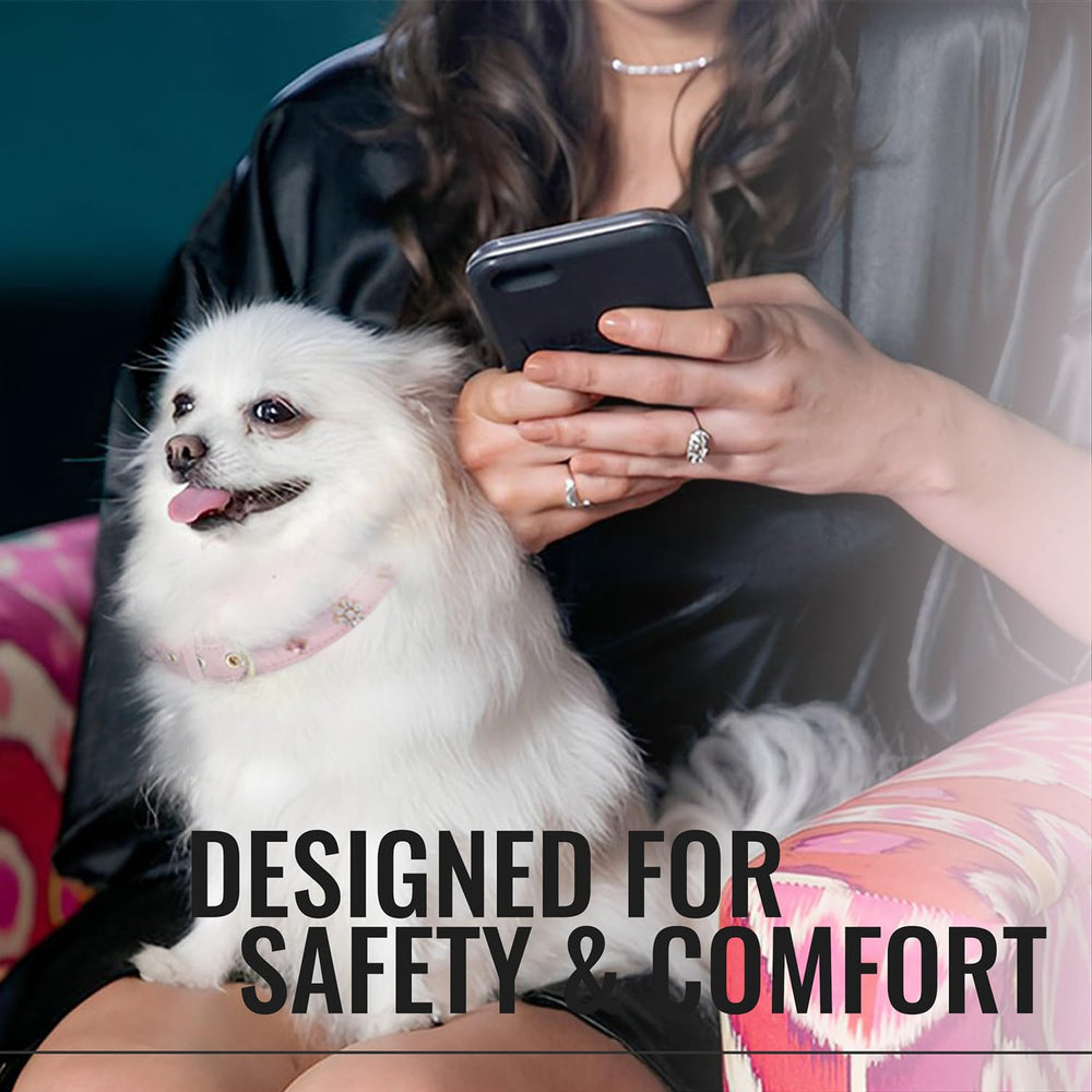 JAX PLANET soft-touch collar feels gentle on skin and fur.