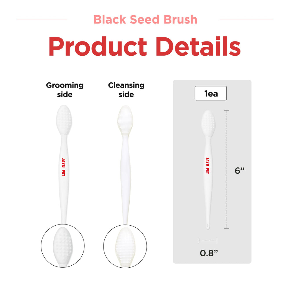 JAYU PET Black Seed Brush eco-friendly reusable design reduces disposable waste.