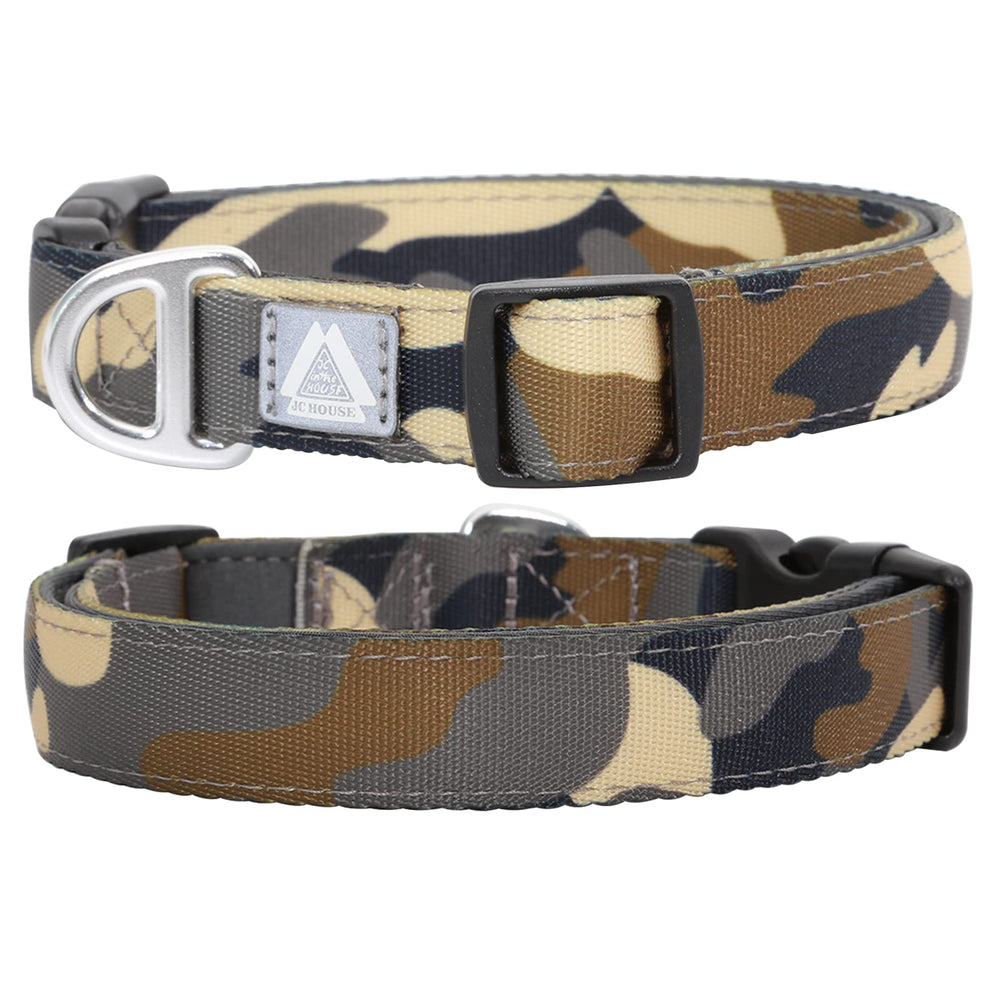 JC HOUSE soft-padded dog collar neck 12-20in showing padded comfort for walks
