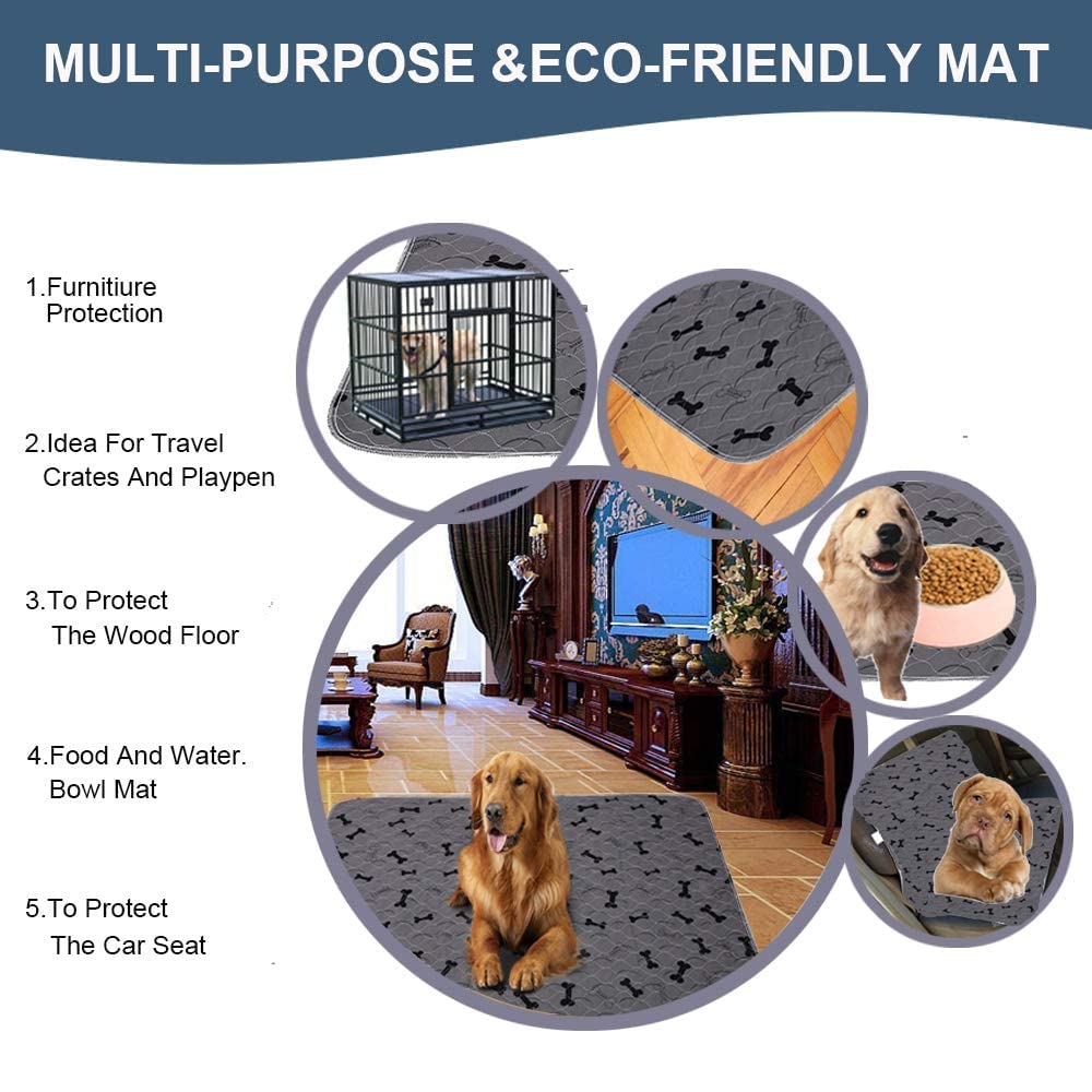 JdPet anti-slip bottom stabilizes the pad on any floor