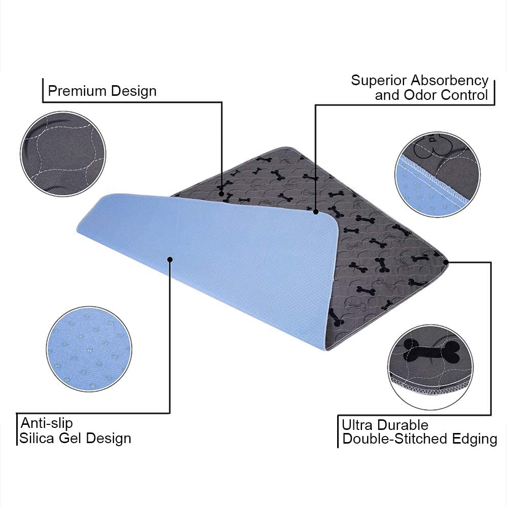 JdPet anti-slip bottom image demonstrates leak-proof silica gel backing protecting floors.
