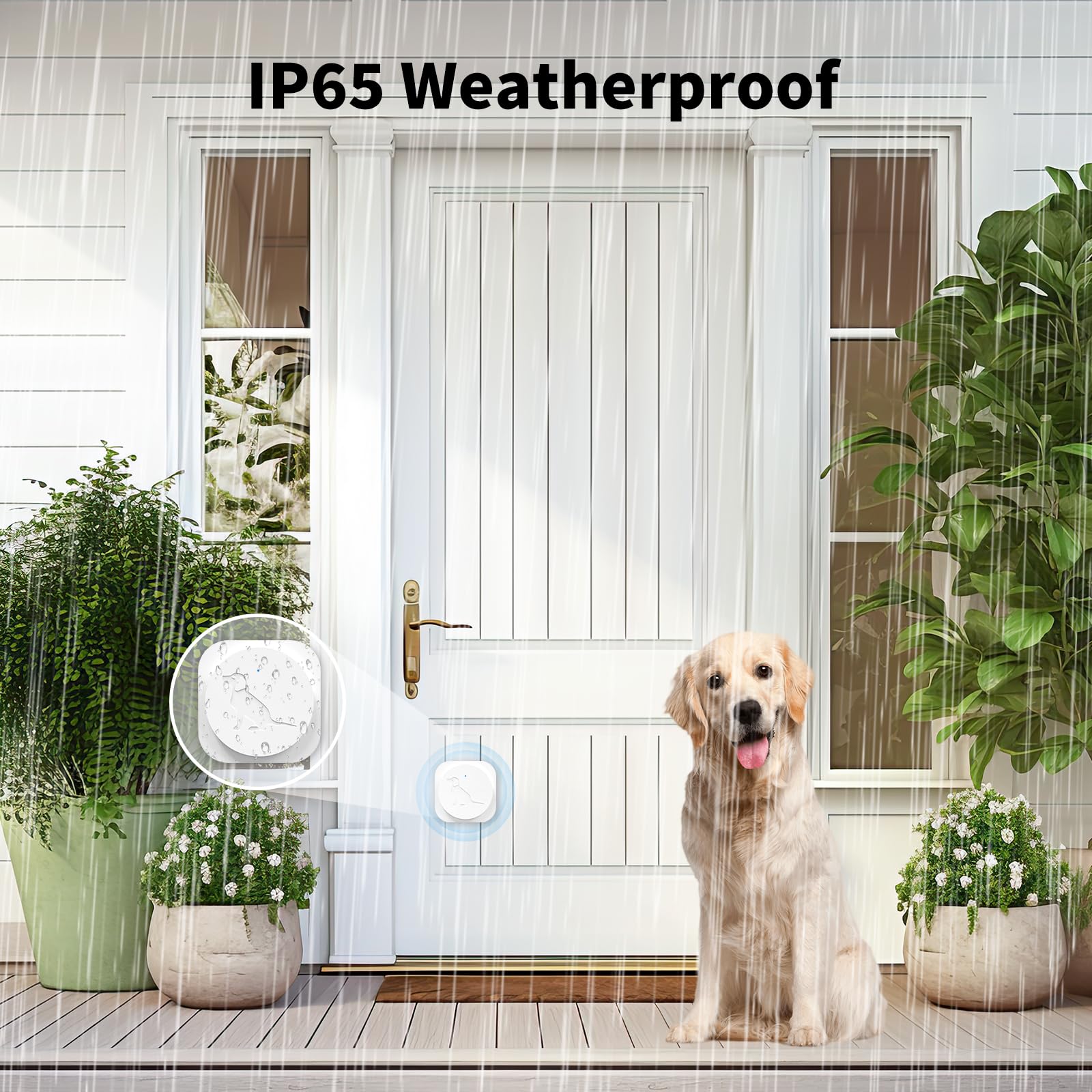 JeaTone IP65 transmitter withstands weather for outdoor use.