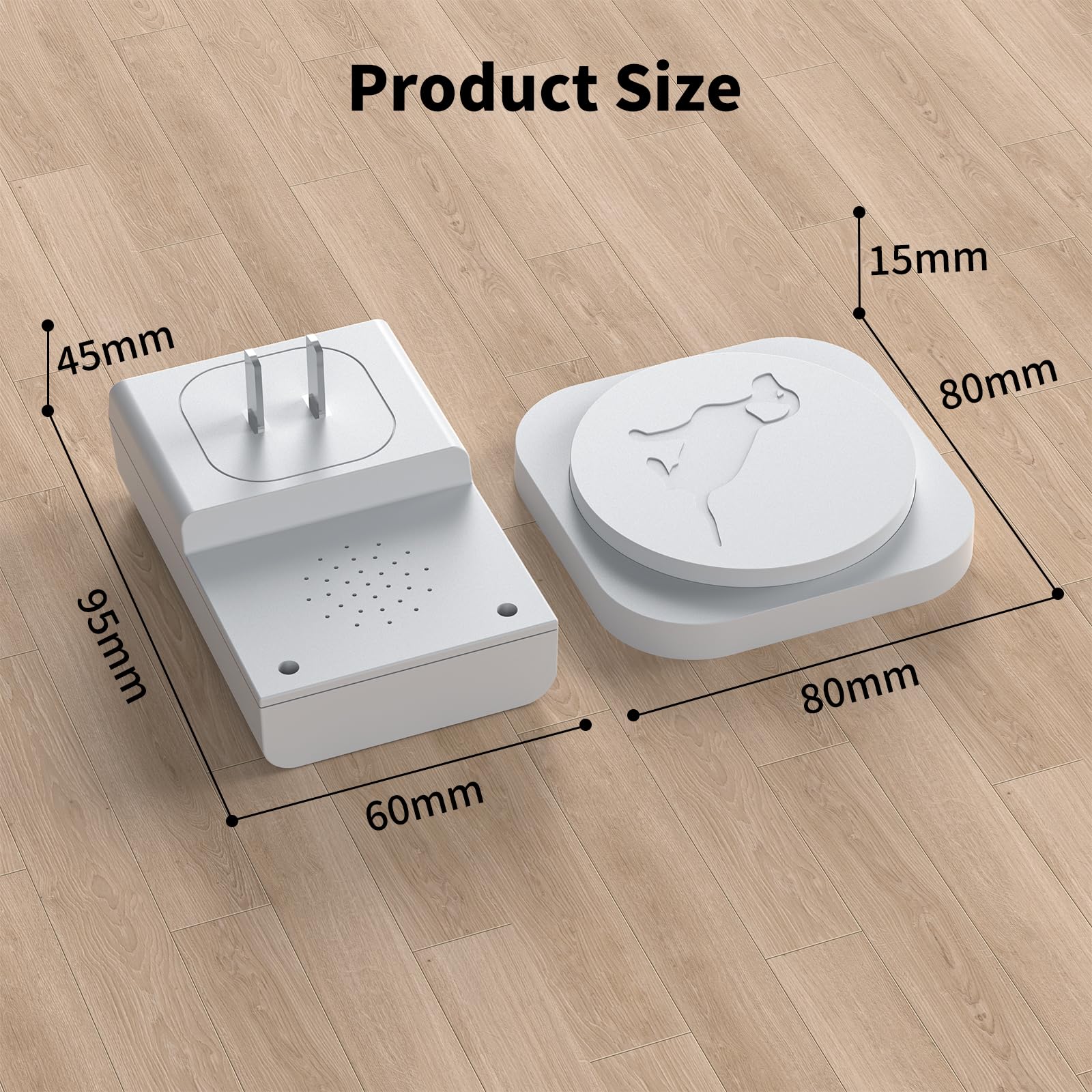 JeaTone door bell demonstrates long-range connectivity up to 500 feet.