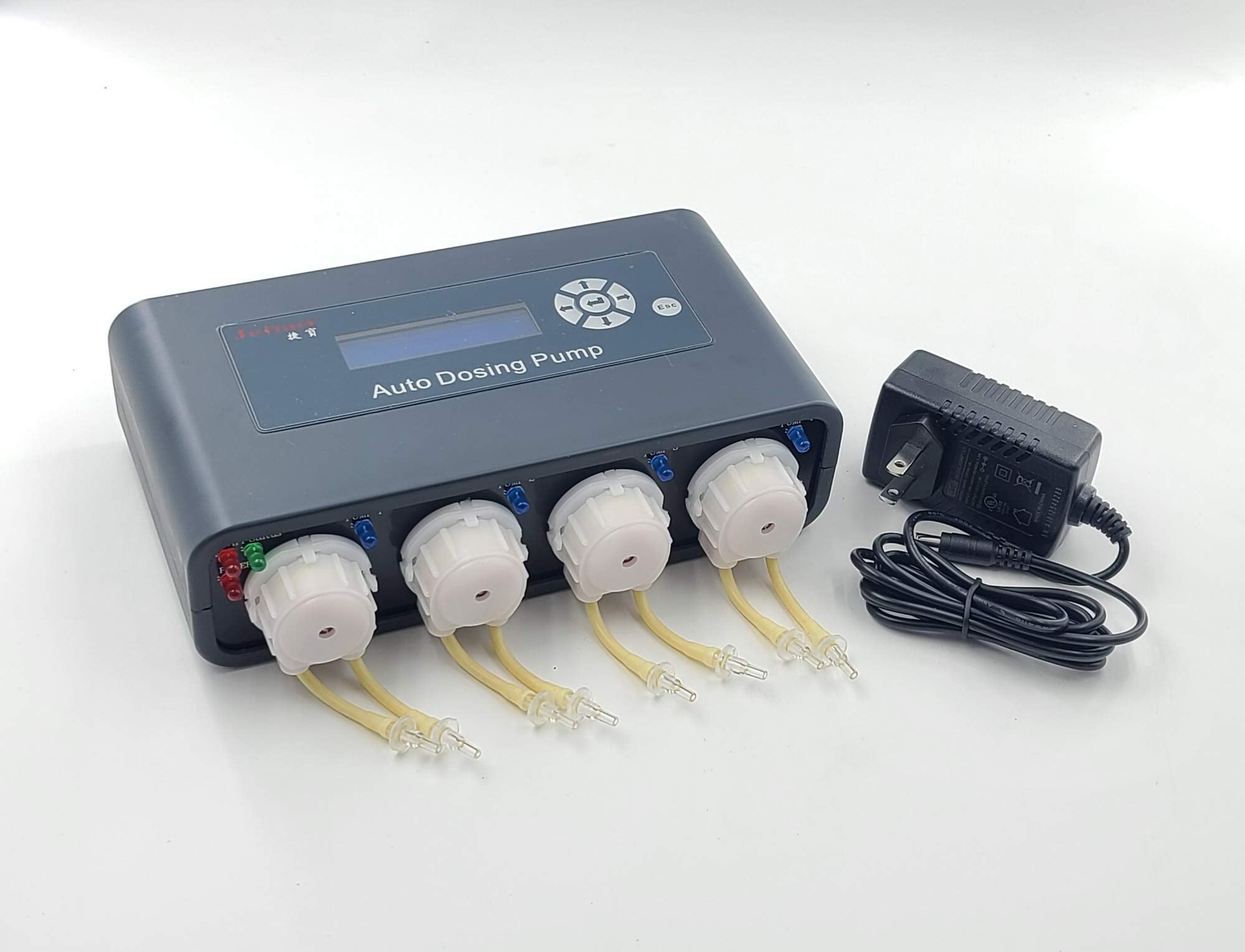 Jebao Doser 2.4 WIFI dosing heads dispensing controlled liquids in reef tanks