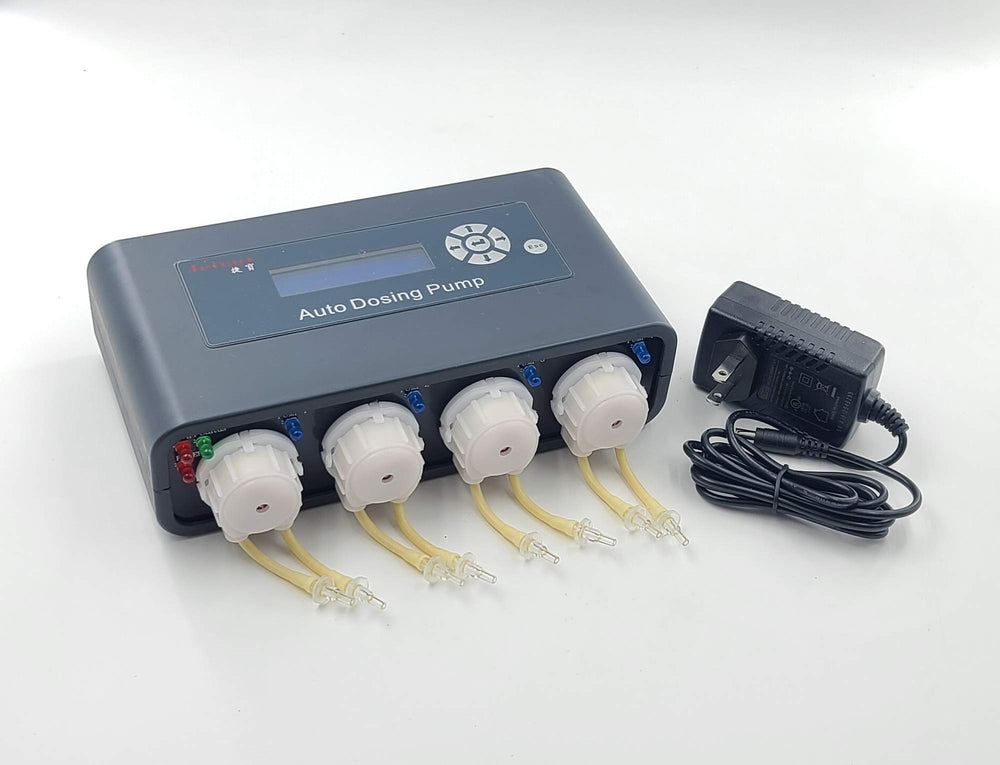 Jebao Doser 2.4 WIFI dosing heads dispensing controlled liquids in reef tanks