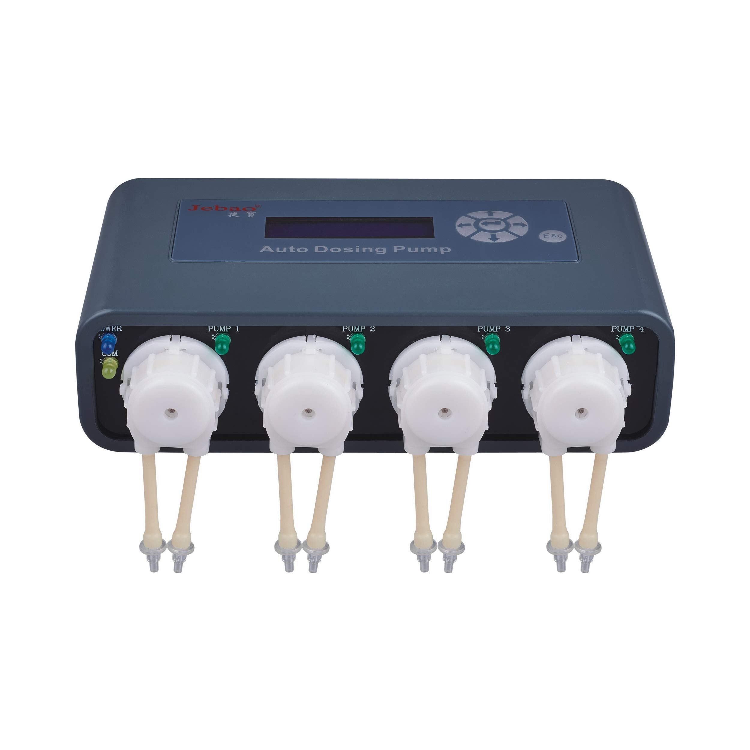 Jebao Doser 2.4 WIFI four-doser heads enabling precise reef supplementation