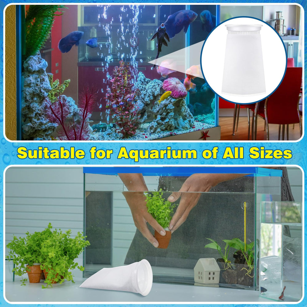 Jecery 8 pieces ease daily tank care with quick changes and reliable filtration.