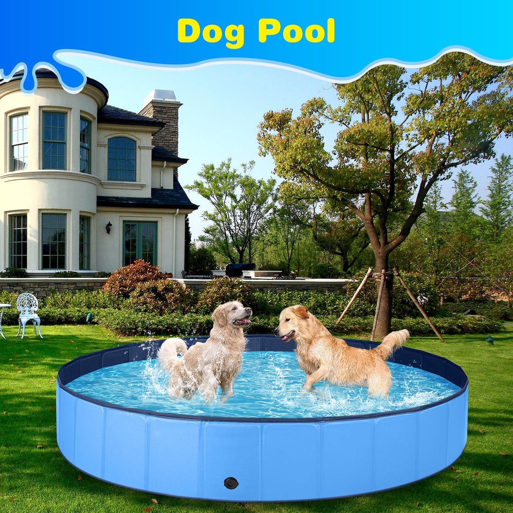 Jecoo dog pool large size 5XL 97x14 supports big dogs.