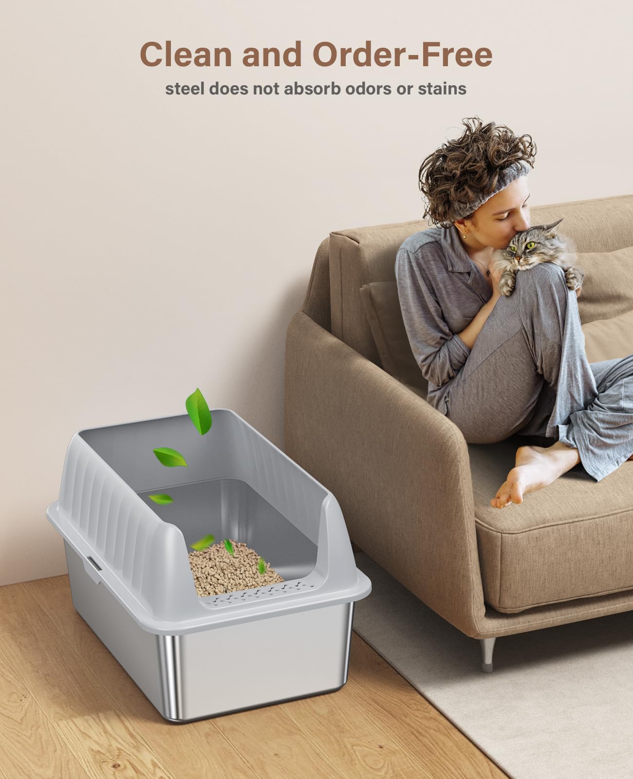 Jecoo XL non-stick surface makes cleanup easy