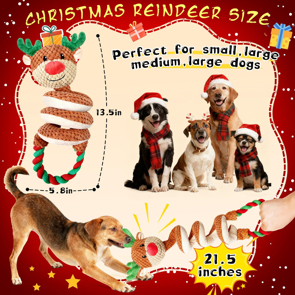 Jeefome dog toy with crinkle-paper inside adds tactile interest