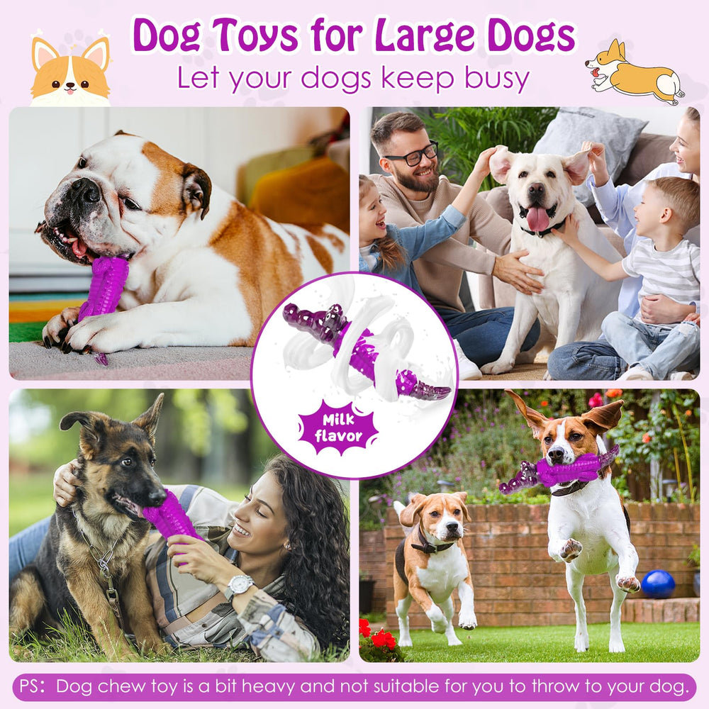 Jeefome dog toy dental-texture for teeth grinding and plaque control.