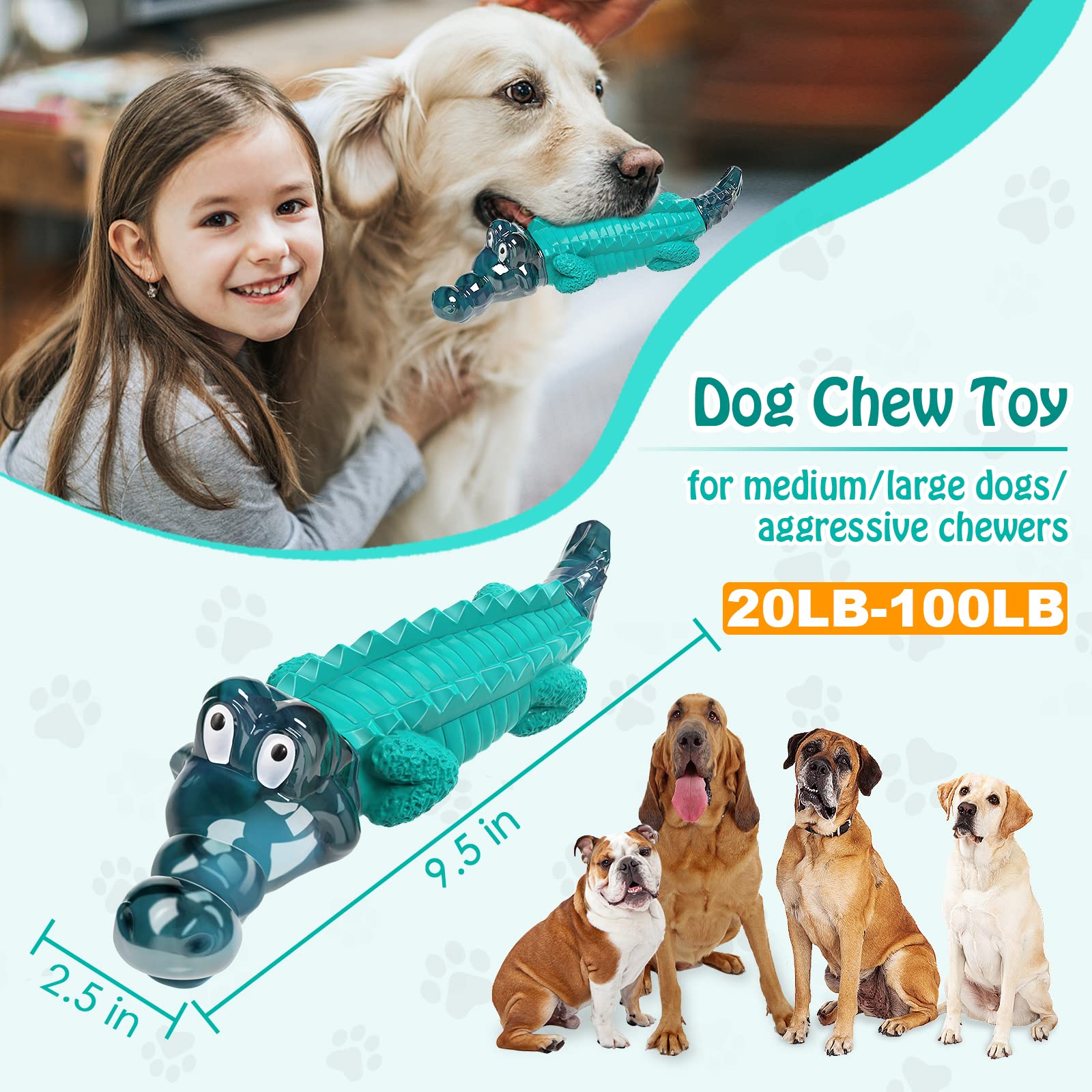 Jeefome milk-flavored dog toy attracts aggressive chewers for longer play sessions.