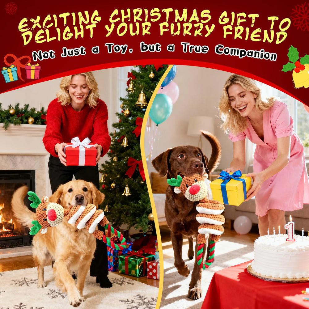 Jeefome teething-friendly dog toy supports chewing and entertainment