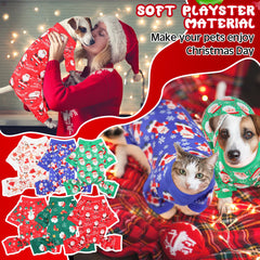 Jeere dog pajamas snowman pattern provides comfortable warmth for chilly walks