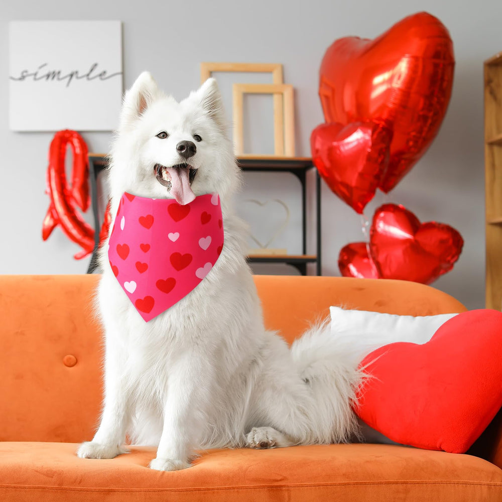 Jeere Valentines Day dog bandana bulk collection 7 demonstrates value and variety for gifting.