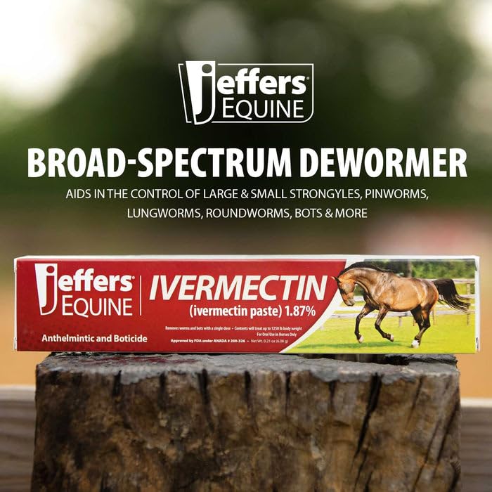 Jeffers barn and stable parasite control for herd care.