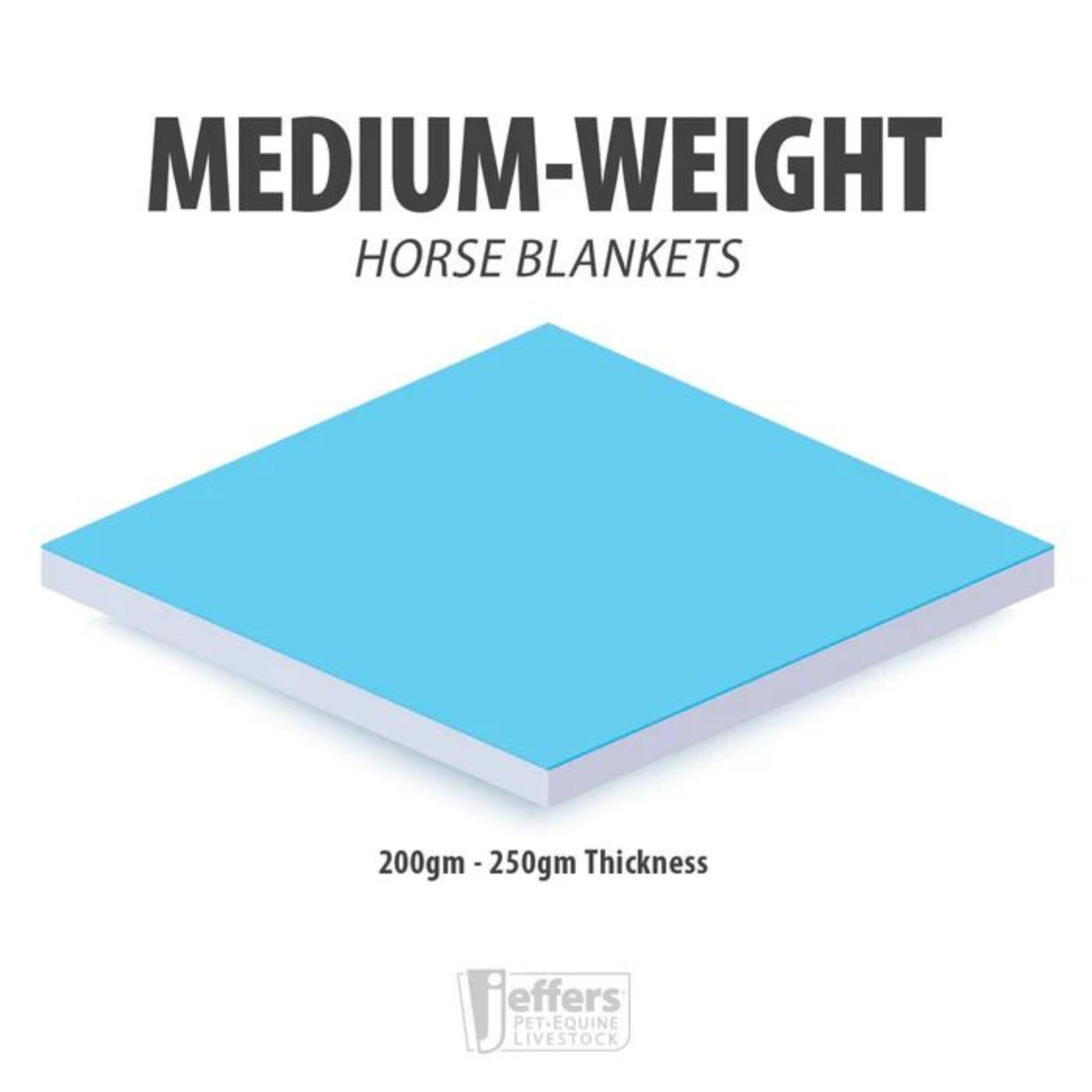 Jeffers Expression 1200D waterproof breathable outer shell keeps horse dry in rain
